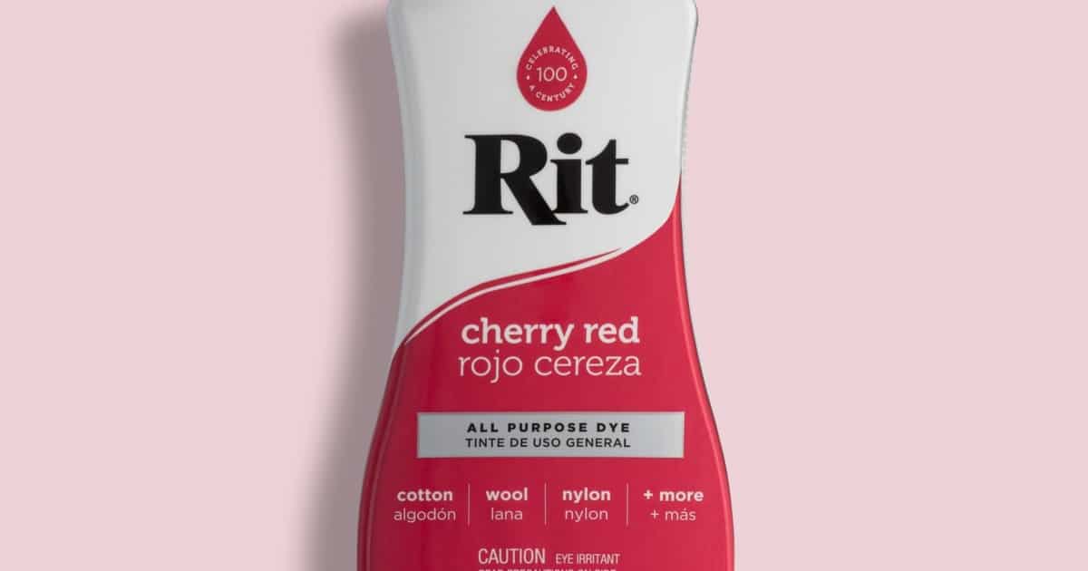 Cherry Red All-Purpose Dye – Rit Dye
