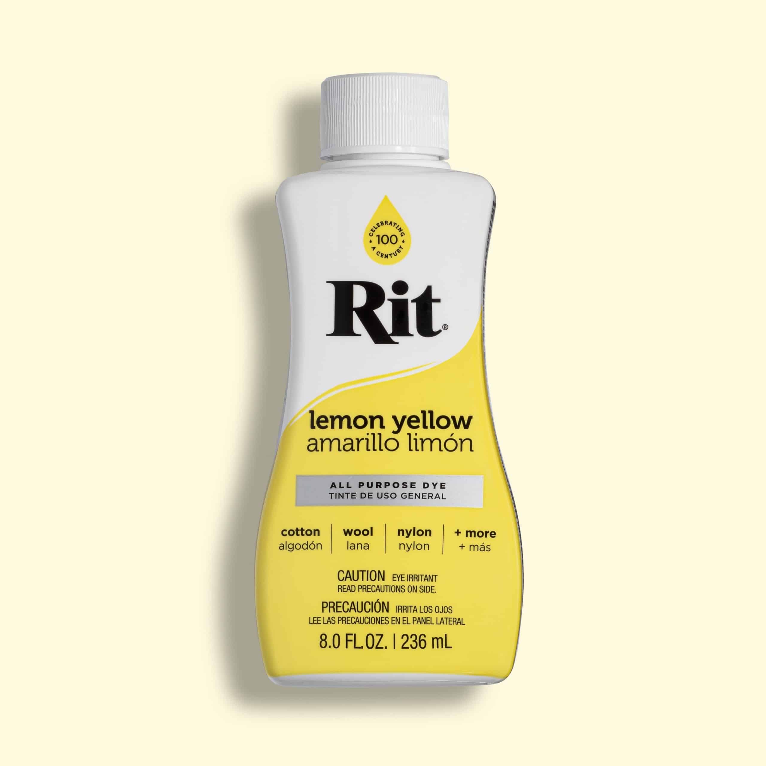 Lemon Yellow All-Purpose Dye – Rit Dye