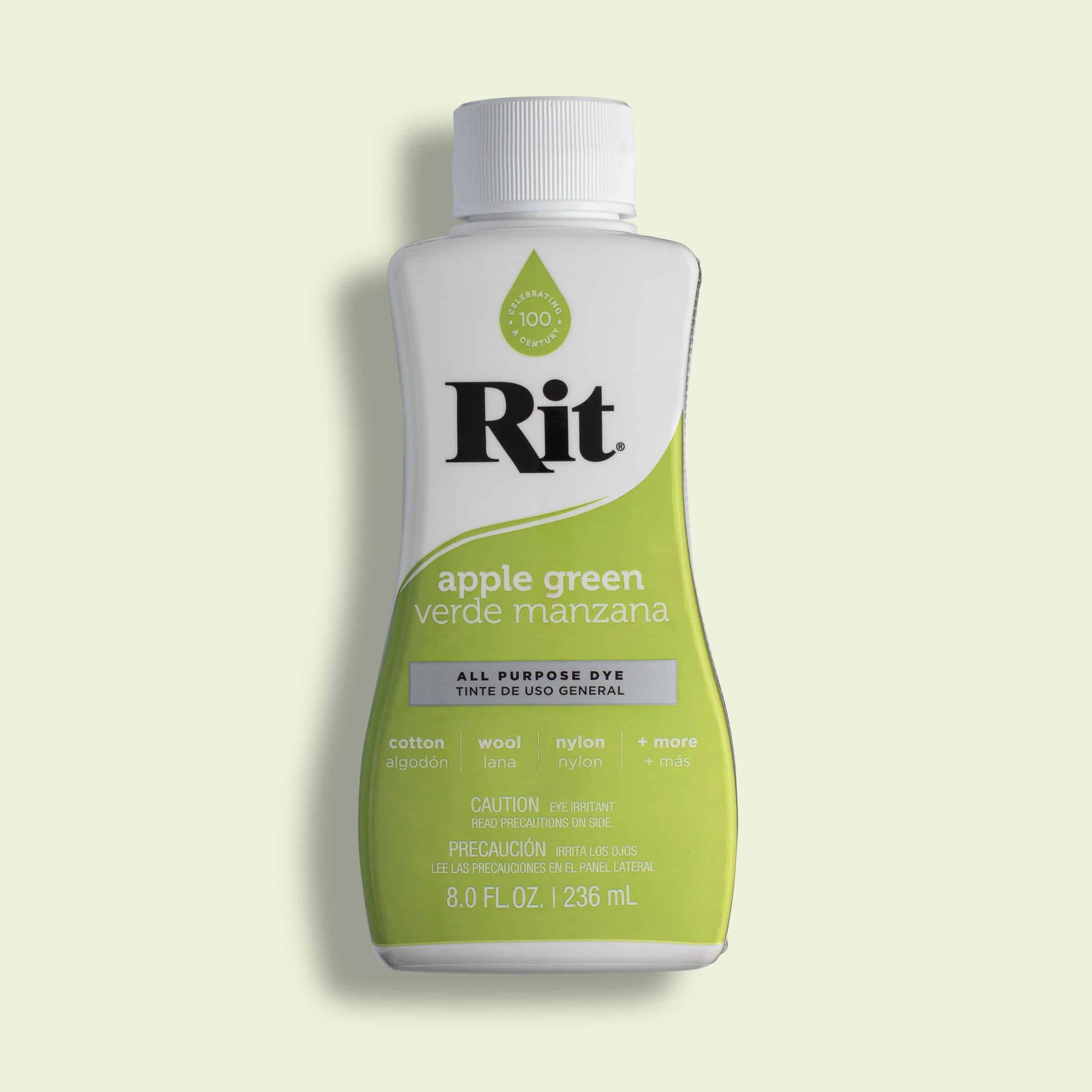 RIT DARK GREEN, All Purpose Liquid Fabric Dye 236ml (8 FL OZ)