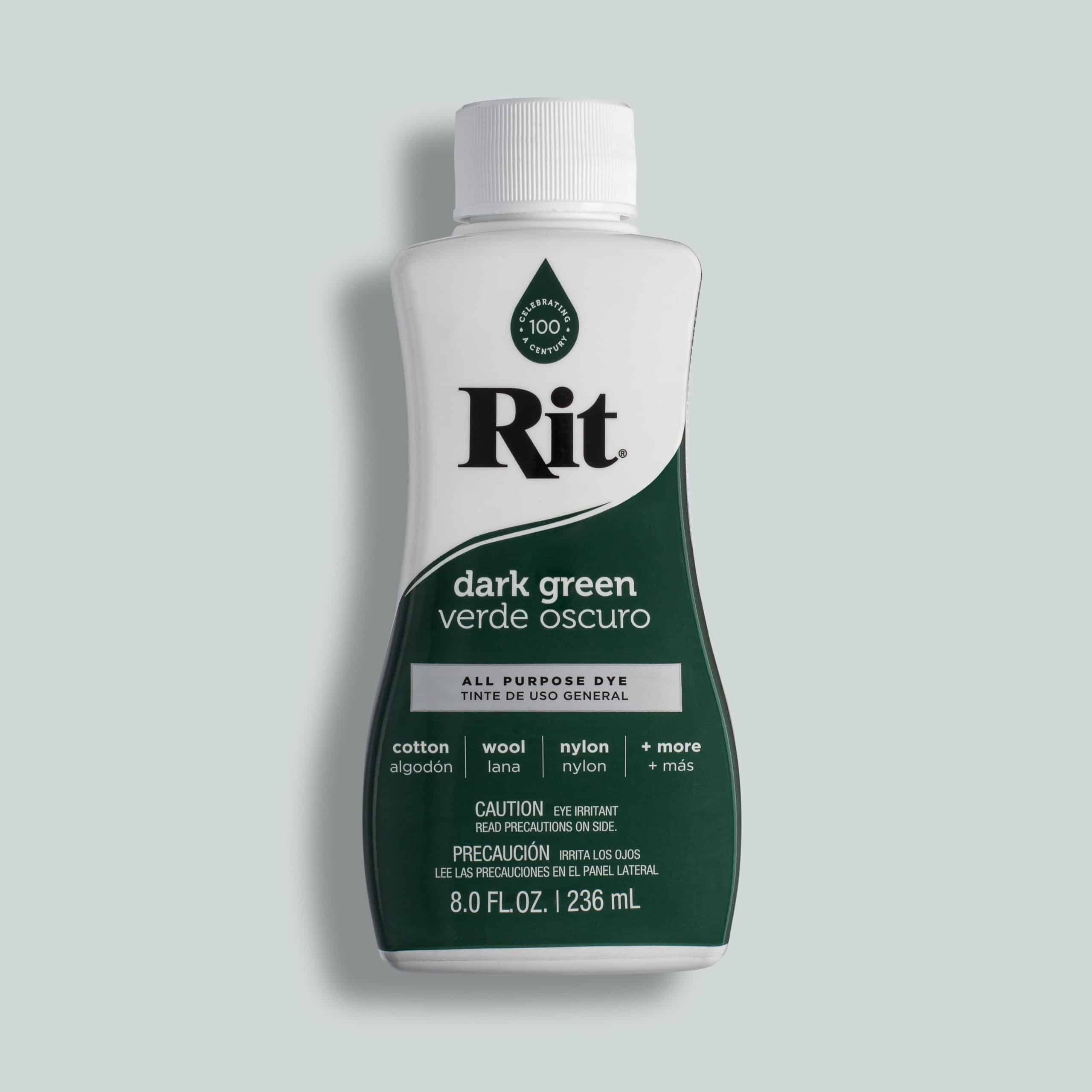 Rit All Purpose Powder Dye 1-1/8 oz Clothing Dye Dark Green, 2 Pack