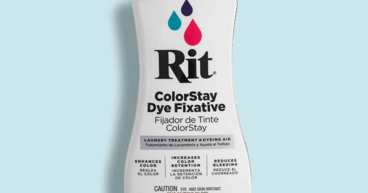 Rit ColorStay Dye Fixative. • enhances colors • increases color retent