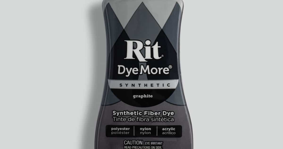 thumbnail image 2 of Rit Dye More Synthetic Fabric Dye 7oz - Graphite Color For Polyester, Acrylic, Nylon Blends 2 of 10
