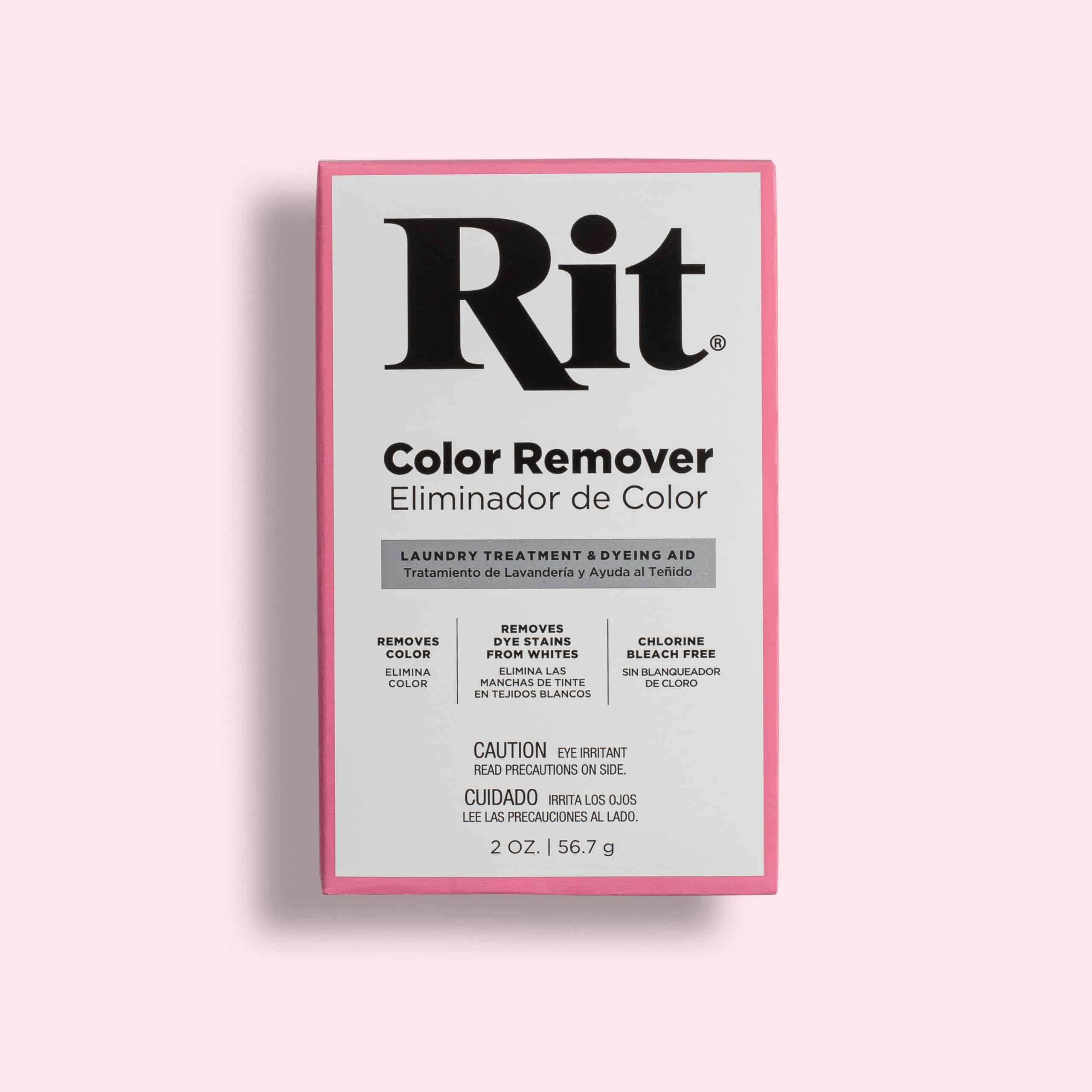 Rit Color Remover Powder Fabric Dye Laundry Treatment Dyeing Aid 2 Oz, Pack  Of 3