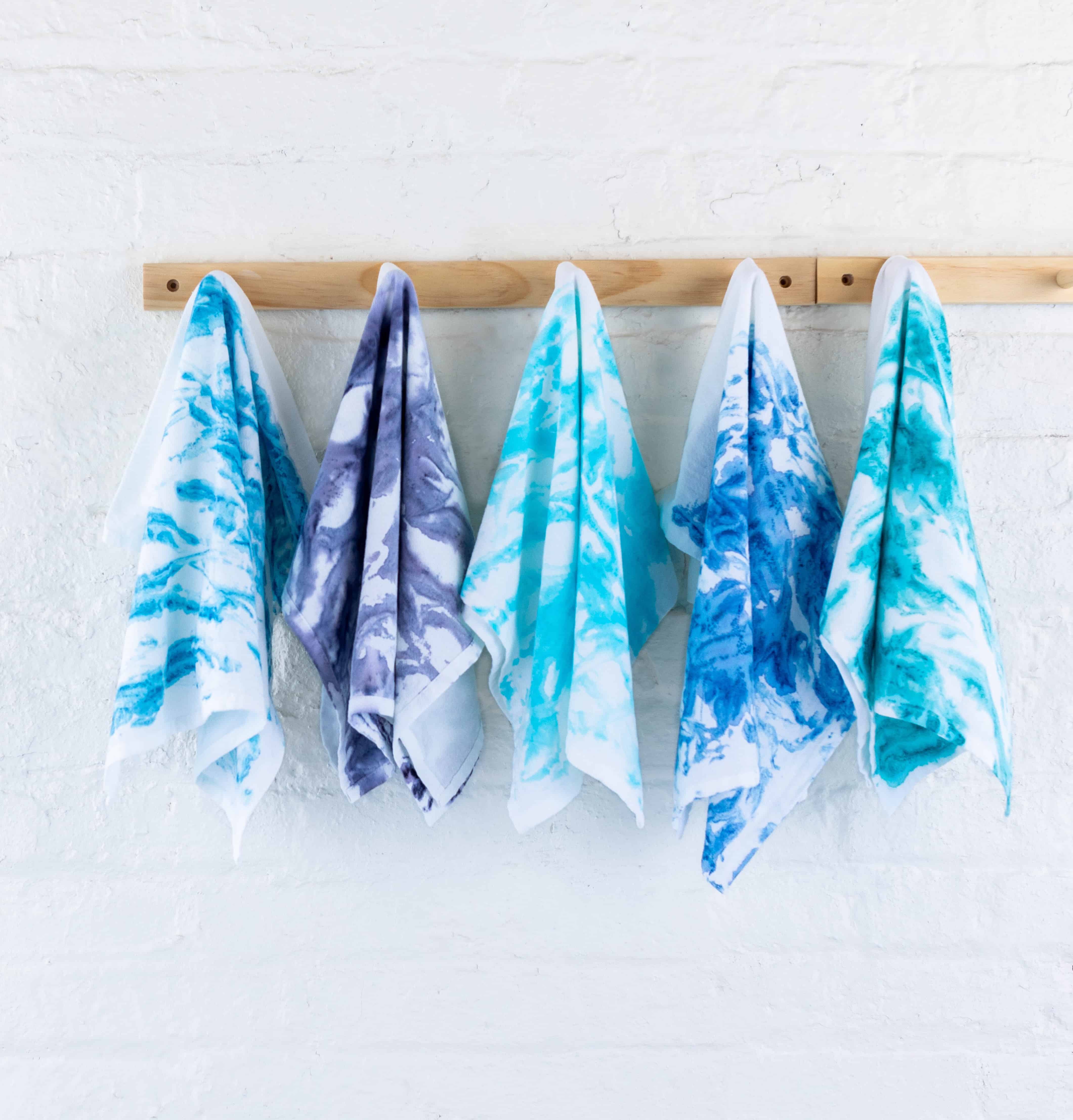 Marbled Tea Towels