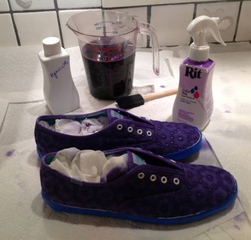 Dye Painted Sneakers – Rit Dye