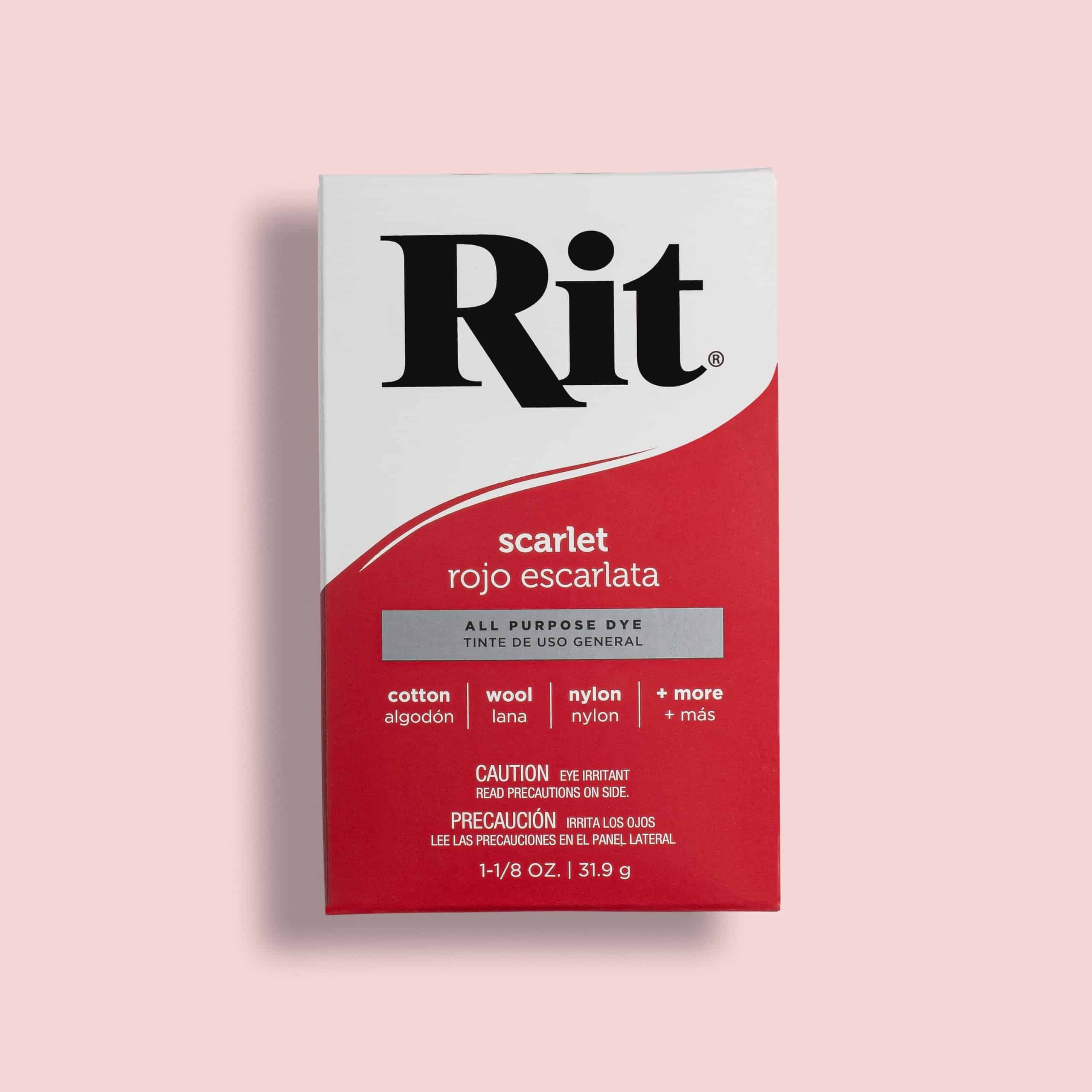 Scarlet All-Purpose Dye – Rit Dye