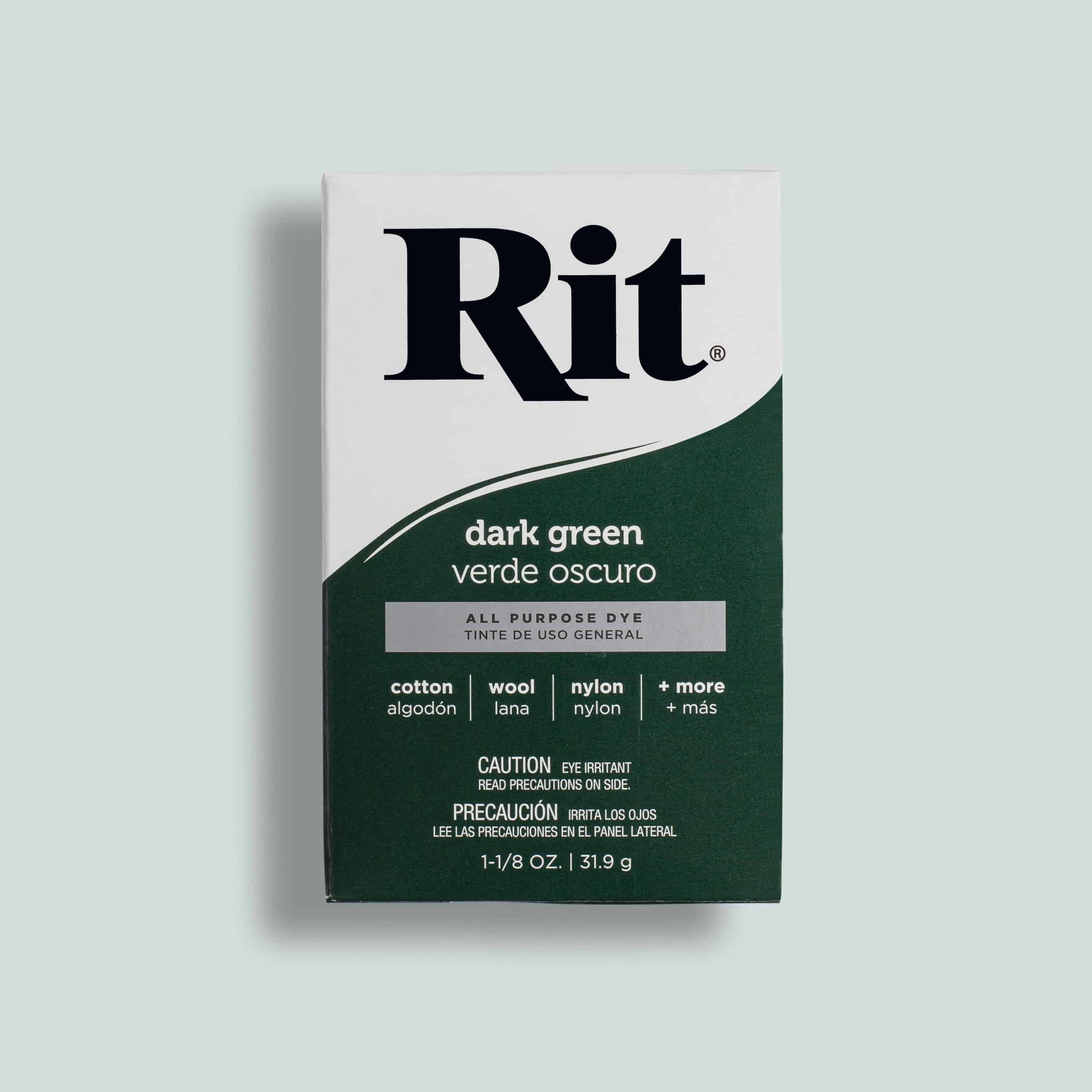 RIT TINT AND DYE DARK GREEN #35 OLD FORMULA NEW