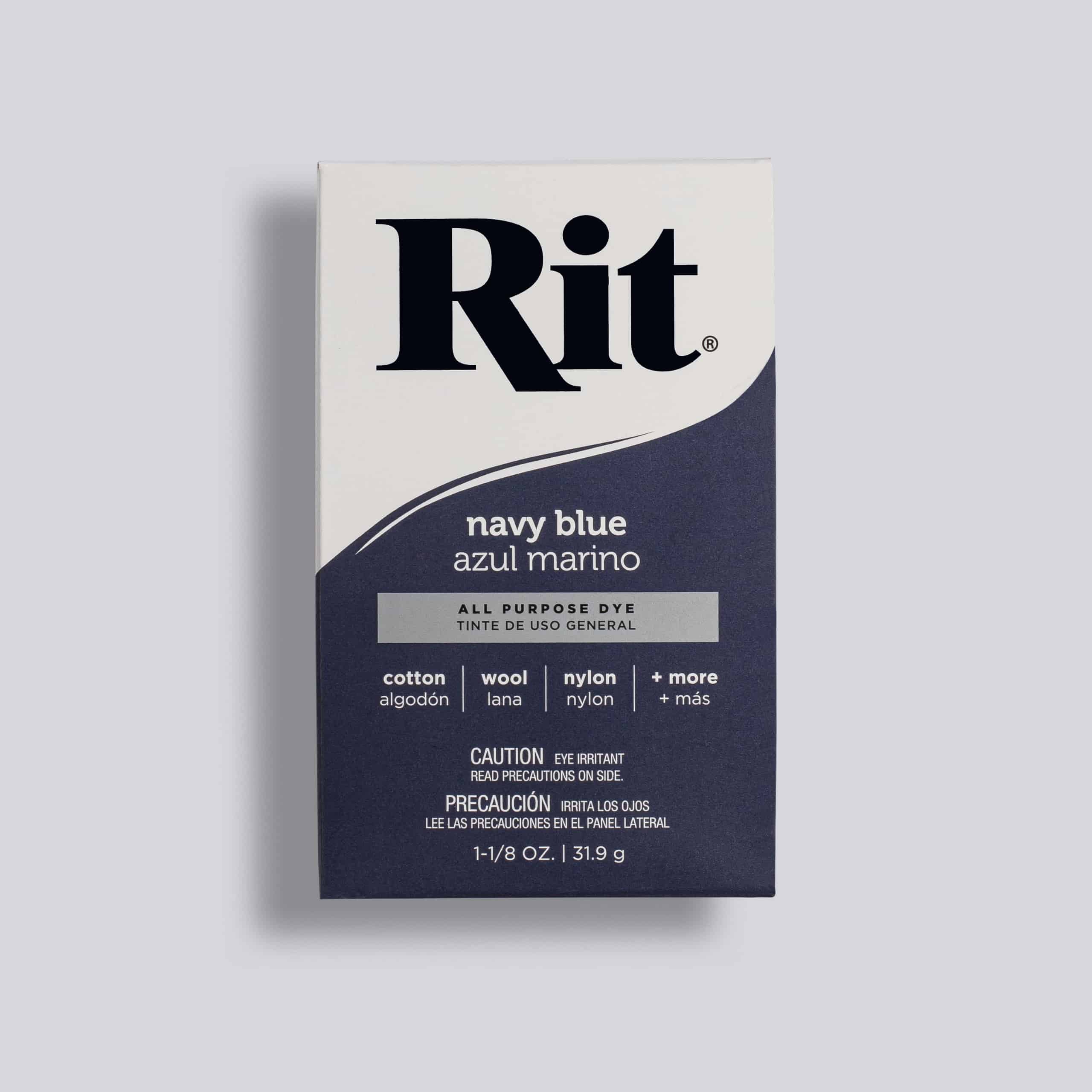 Rit Dye Multi-Purpose Liquid 8 OZ. | Great for Clothing, Accessories,  Décor, and Much More | 2-Pack, Navy Blue