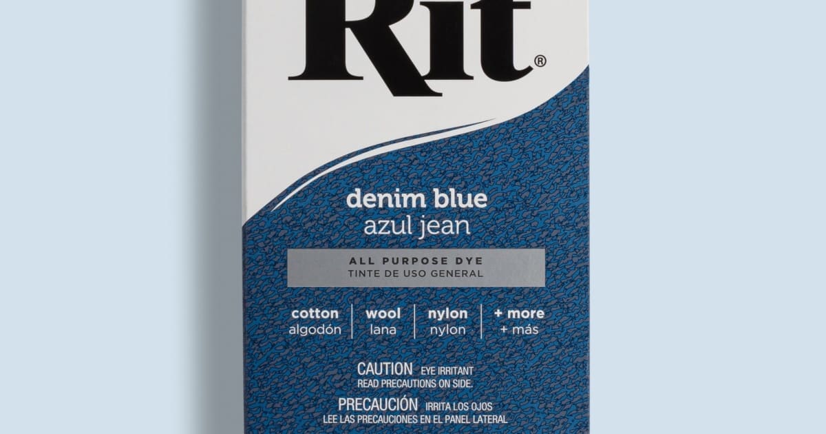 Rit, Denim Blue Purpose Powder Dye, 1-1/8 Oz Тwo Рack 
