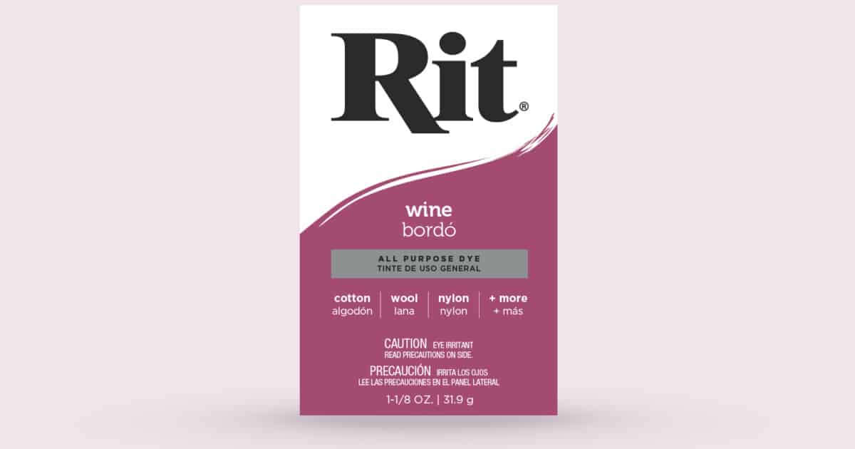 Wine AllPurpose Dye Rit Dye