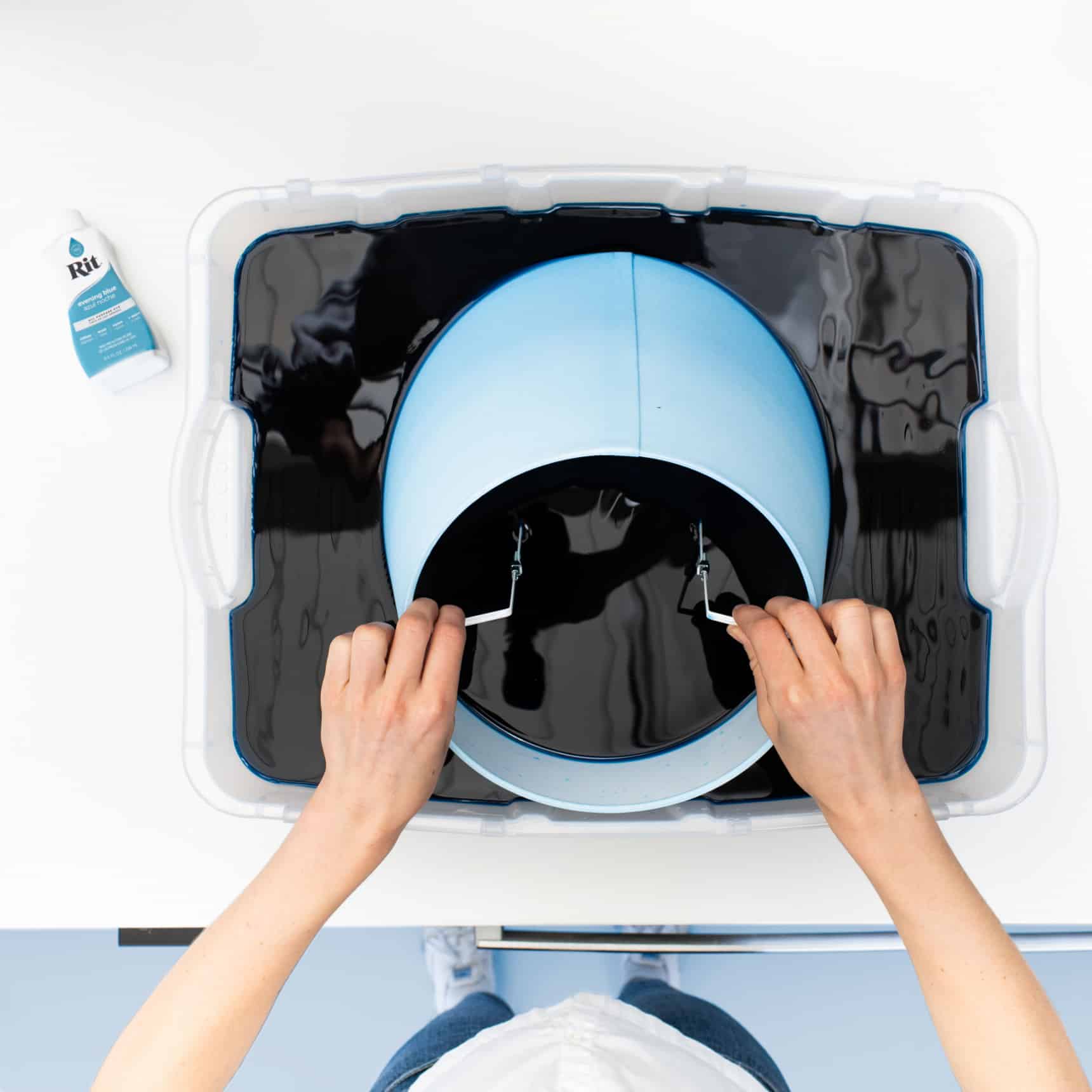 How to Dye a Lampshade