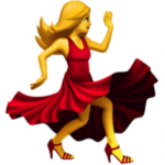 Red dress emoji costume new arrivals