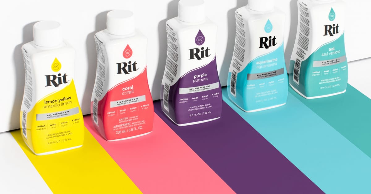 Rit Dye Fabric Dye For Clothing, Home Décor, Crafts and More