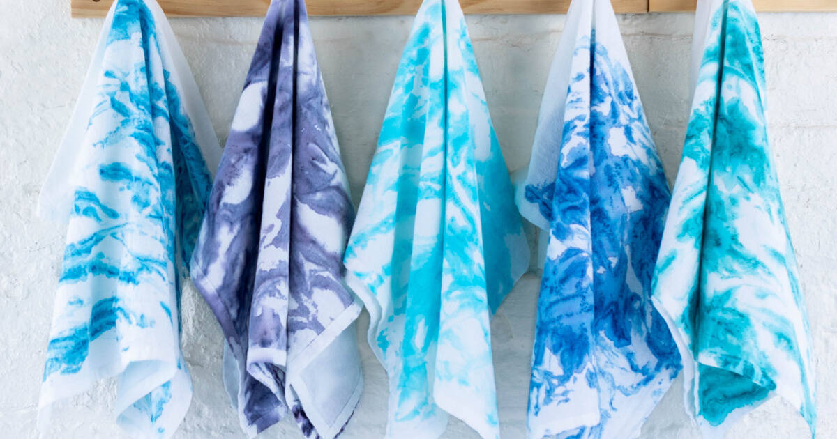 Learn How to Marble Dye