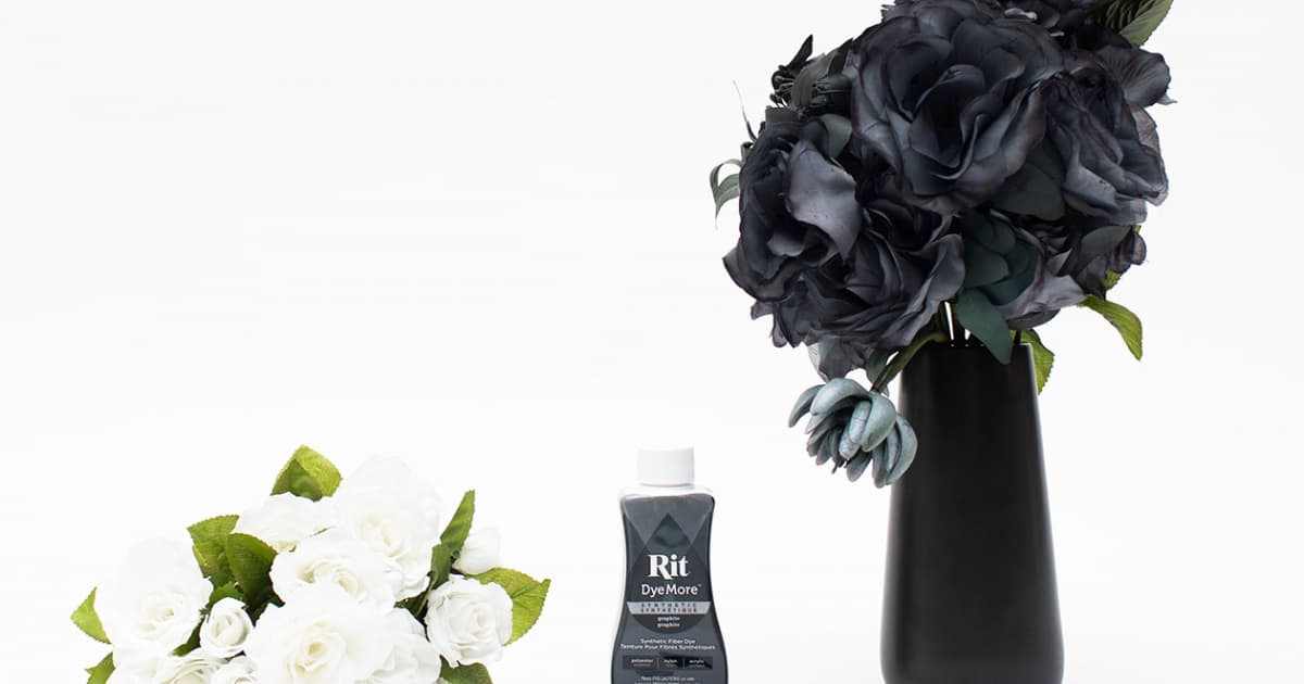 Dye Faux Flowers With Rit Rit Dye