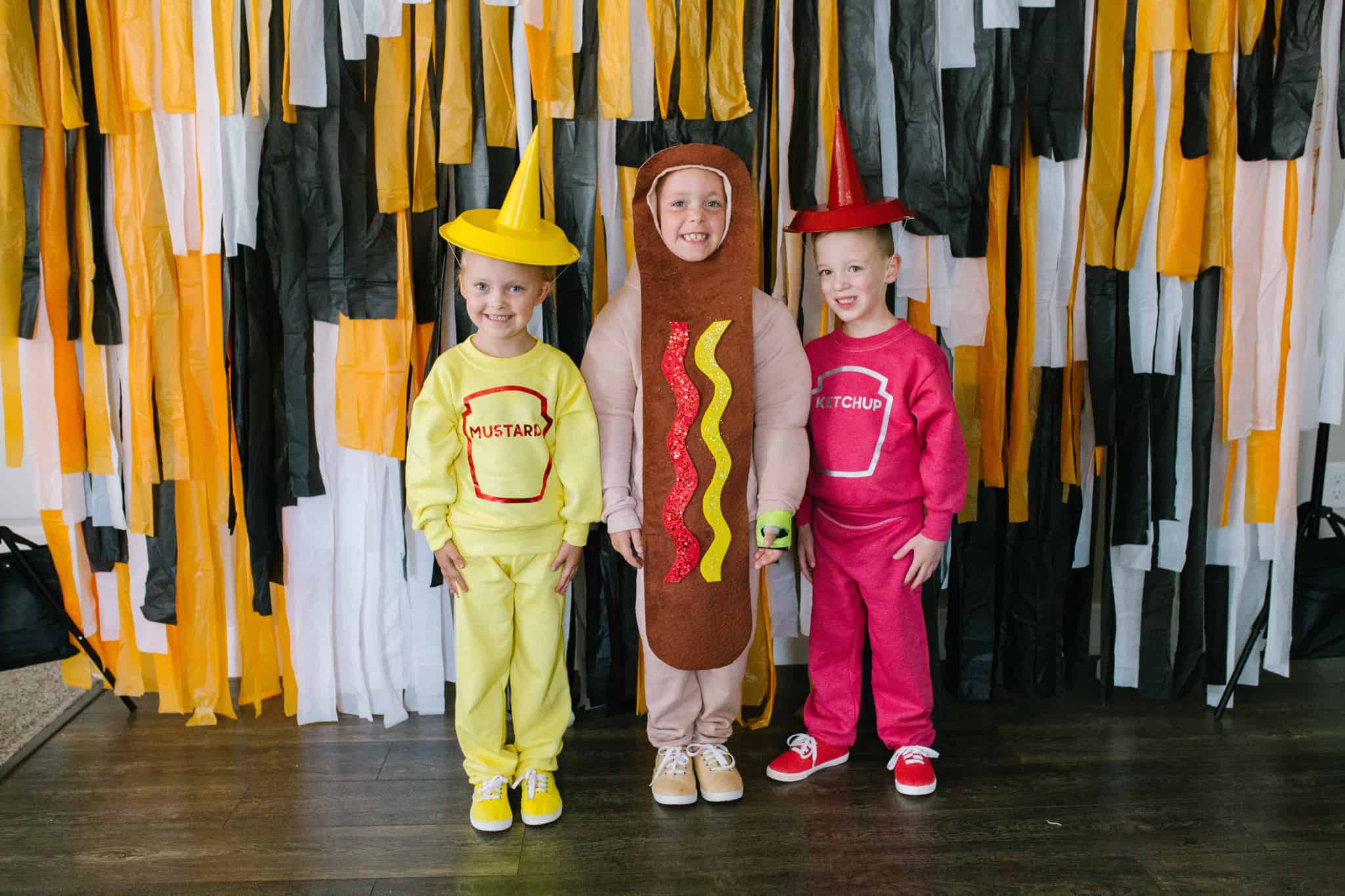 Hot Dog, Ketchup + Mustard Halloween Costumes Rit Dye