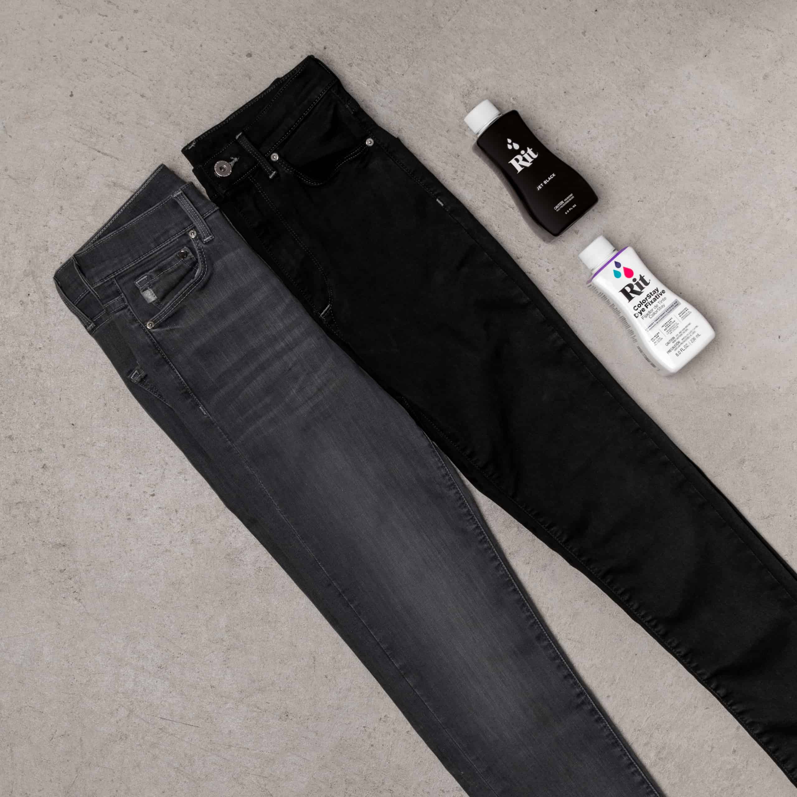 rit dye black jeans