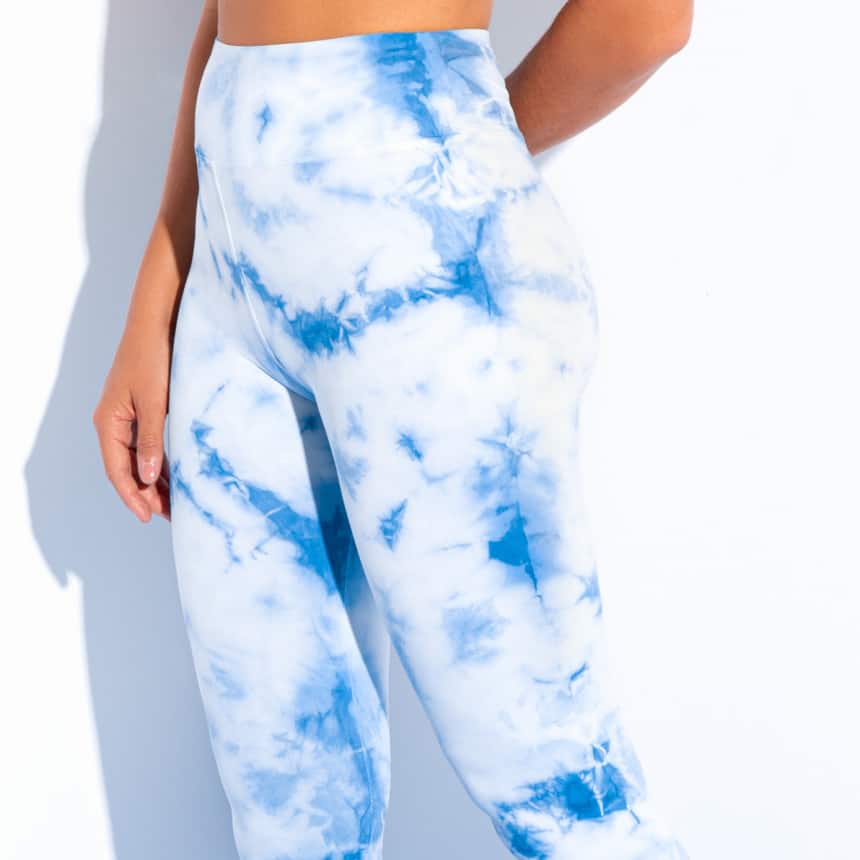 Tie Dye Faux Fur Trousers