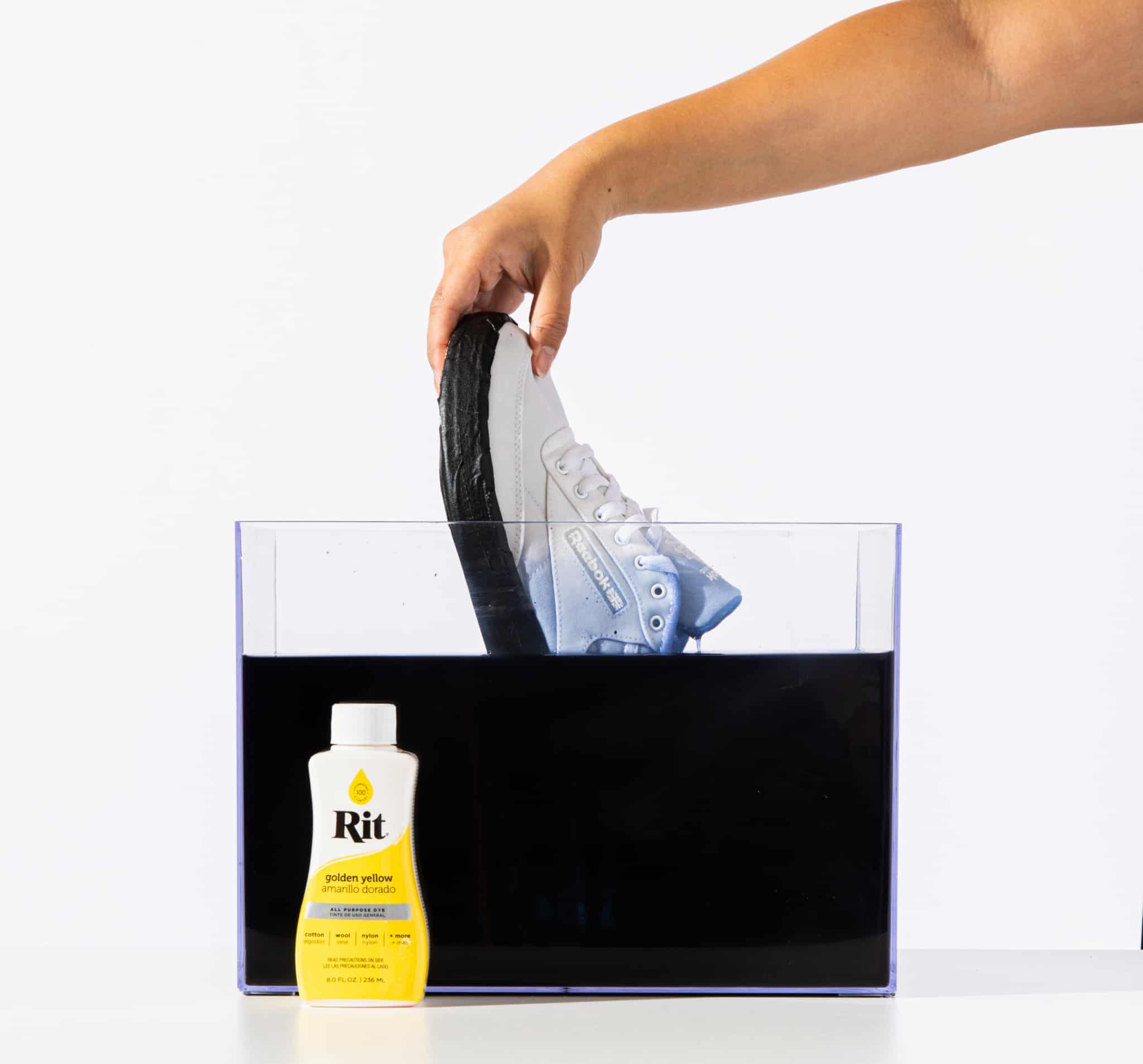 How to Dye Canvas Shoes Rit Dye