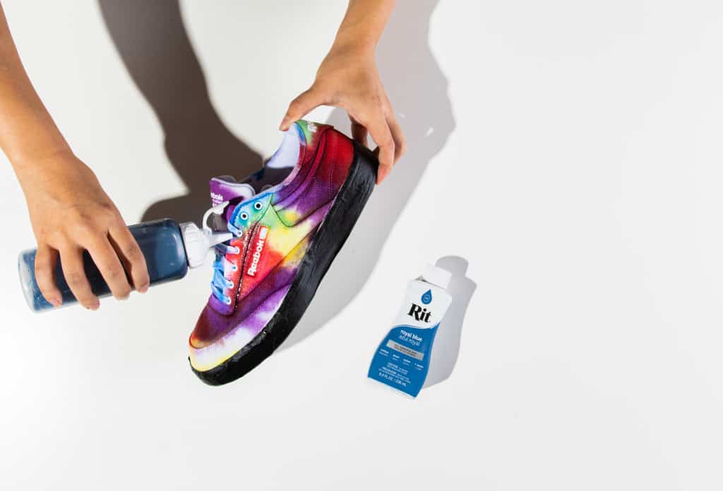 How to Dye Canvas Shoes Rit Dye