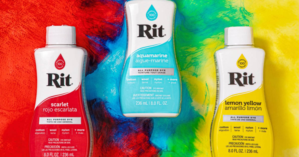 Rit All-Purpose Liquid Dye for Cotton, Linen, Rayon, Silk, Wool, Nylon,  Wood and More : : Health, Household and Personal Care