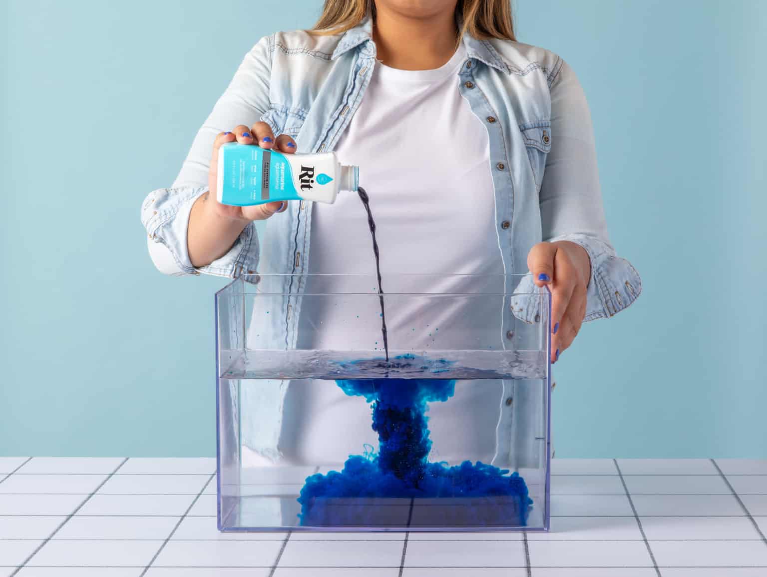 Two Tone Dip Dyed Tee Rit Dye