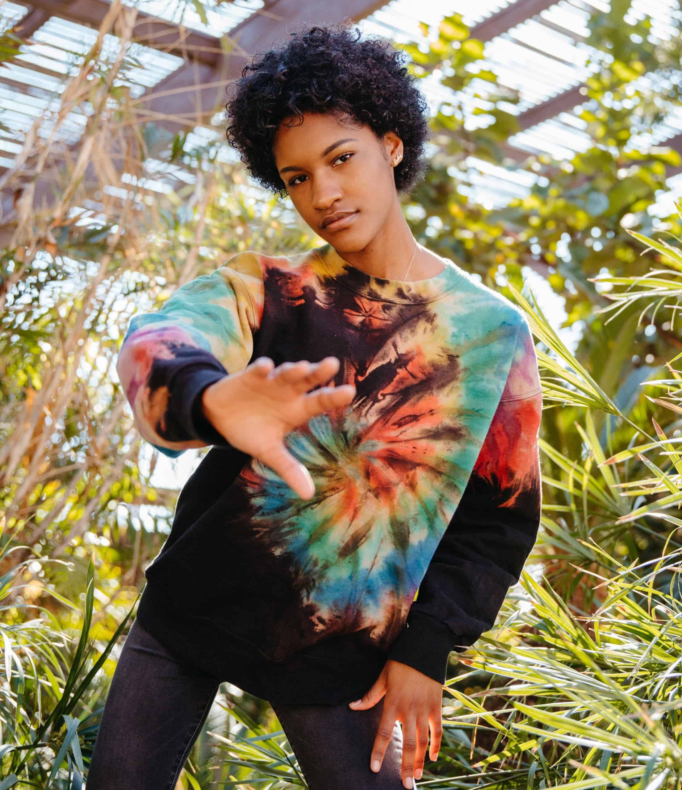 multiple bullseye tie dye