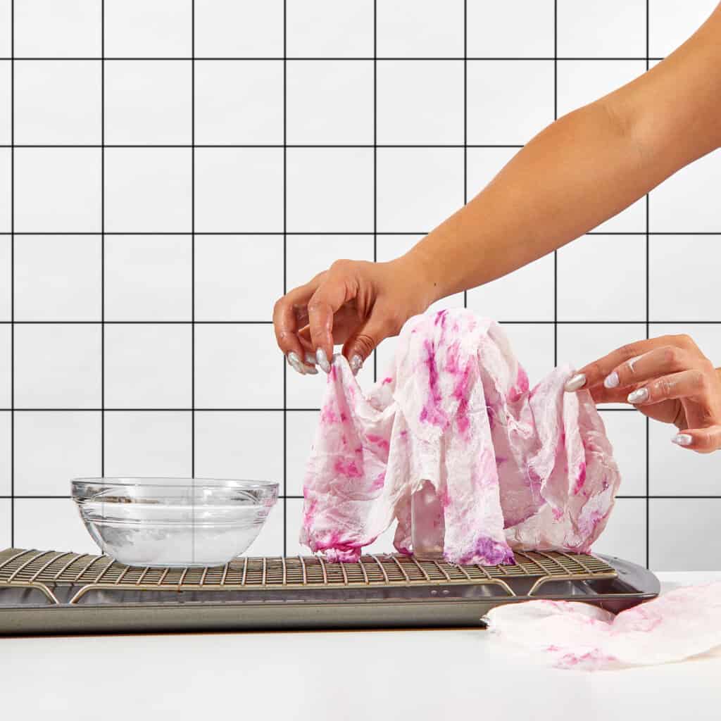 TieDye Cheesecloth Ghosts Rit Dye