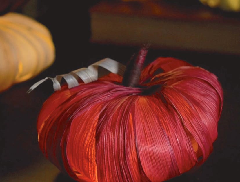 Dyed Corn Husk Pumpkins – Rit Dye