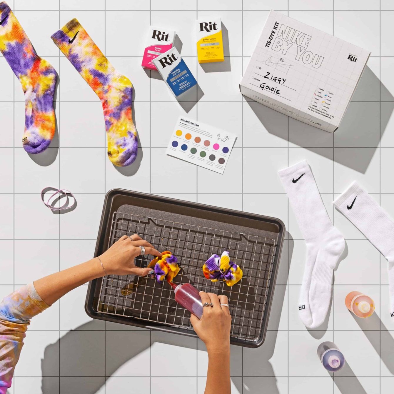 Nike By You: Sunburst Tie-Dye – Rit Dye