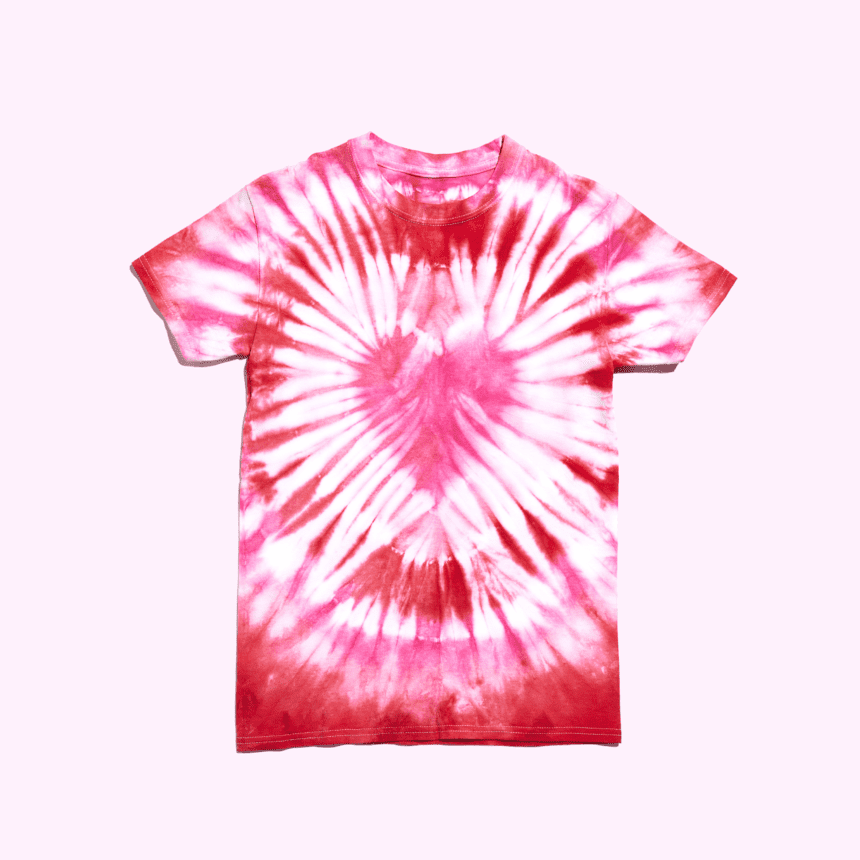Tie dye cheap heart shirt