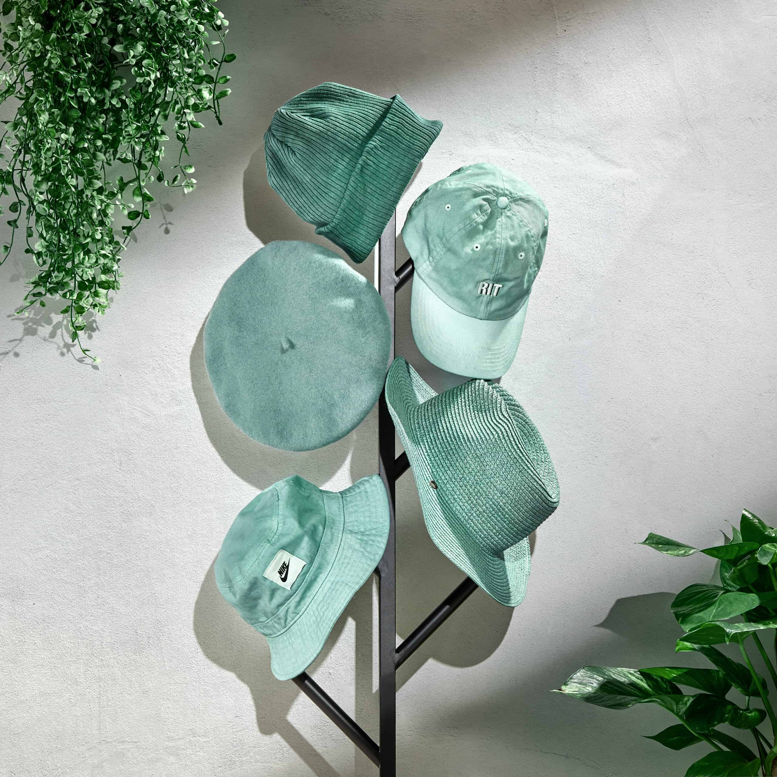 Sage Dyed Hats
