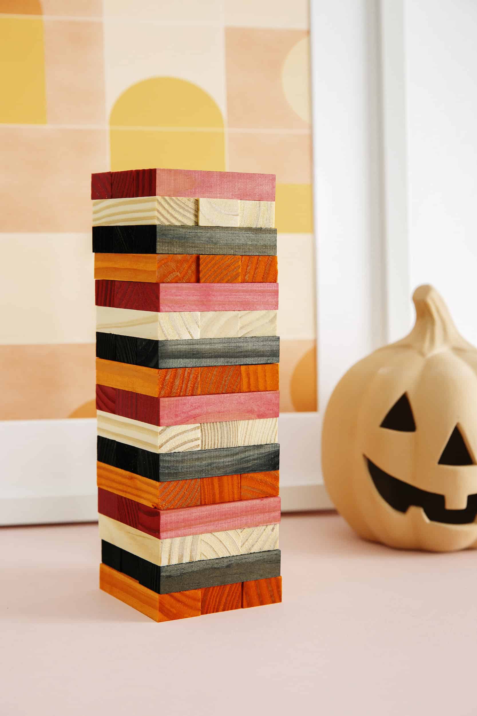 Halloween Jenga Blocks Game